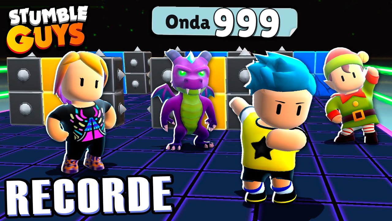 💥 Recorde no BLOCK DASH INFINITO do Stumble Guys