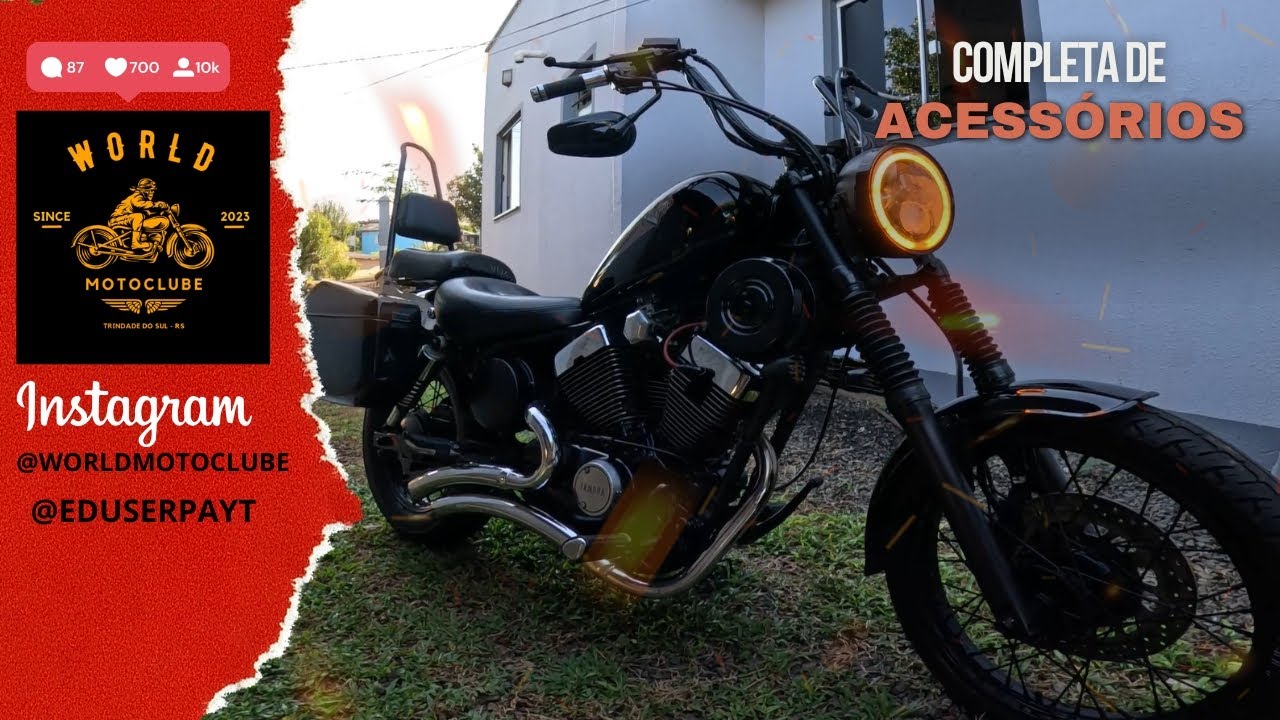 ACESSÓRIOS PARA VIRAGO 250 MOTO CUSTOM