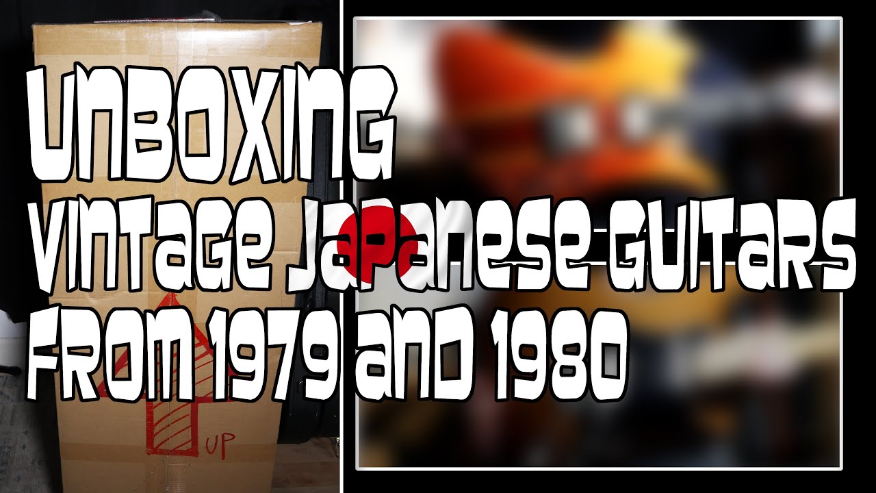 May Day 2020 Unboxing III : These rare vintage Japanese guitars just in!