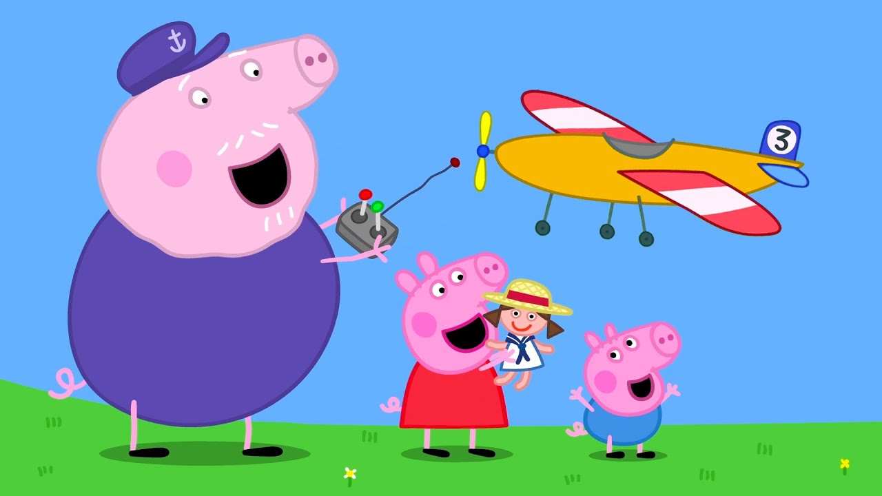 Voando um Avião de Brinquedo! ✈️ Avião do Vovô Pig 🎮 2 horas | Peppa Pig em Português Brasil