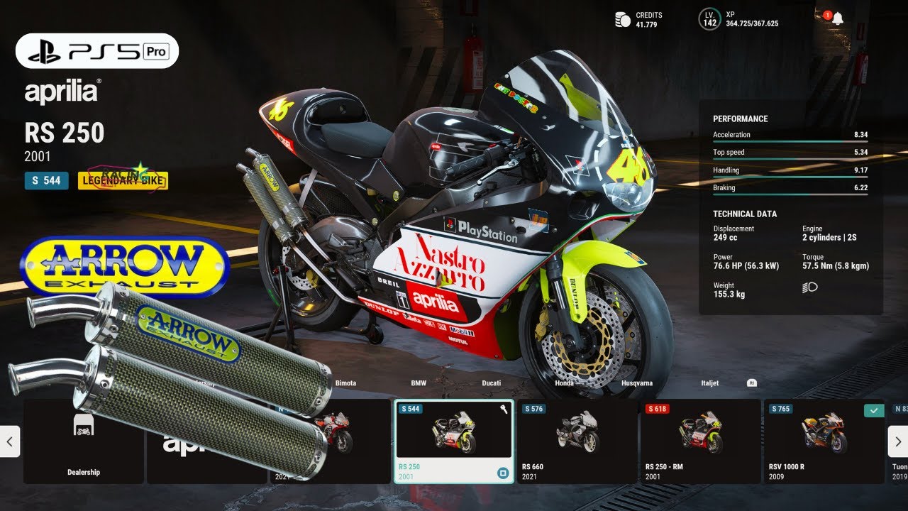 RIDE 5 | Customize Special Aprila RS250 Arrow Gameplay [4K PS5 Pro]