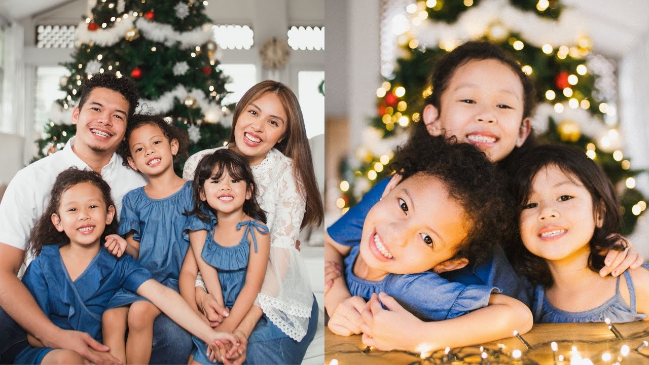 Taking Christmas Family Portraits at Home! (Natural Light) | Cookie Gonzalez