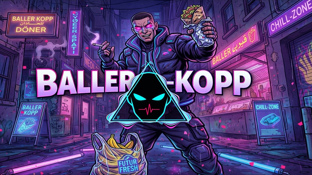 Andeezy-X - Ich bin ein Baller Kopp | Official AI Visualizer Music Video