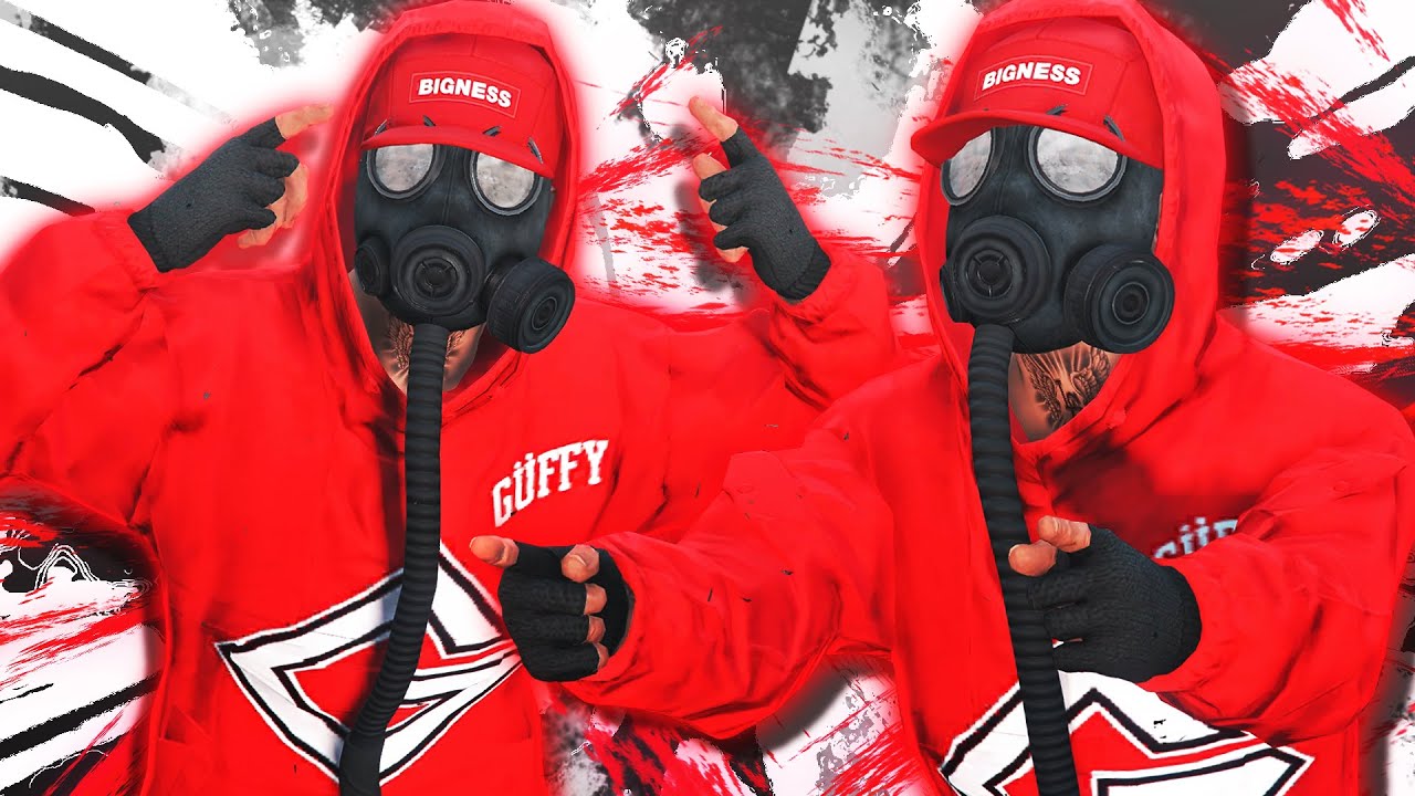 GTA 5 ONLINE - RED HOODIE OUTFIT TUTORIAL RNG/FREEMODE