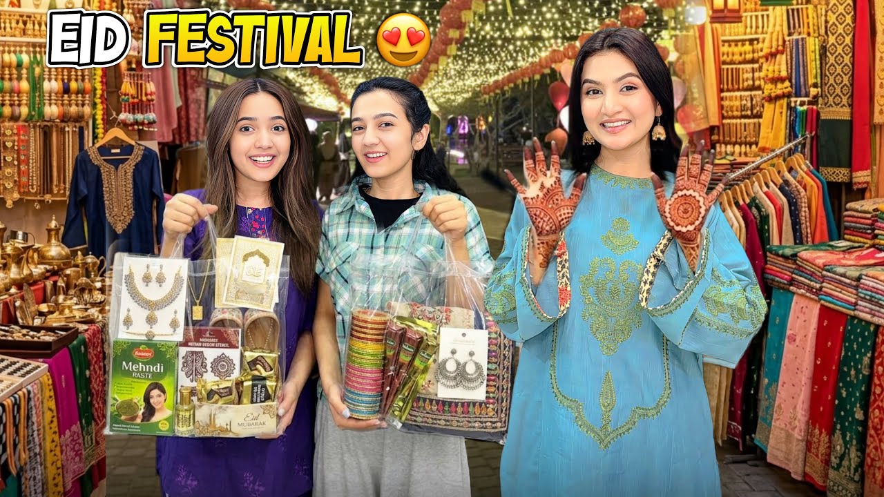 Eid Festival Say Ki Shopping🤩 | Eid ki Preparations complete❤️| Hira Faisal | Sistrology 