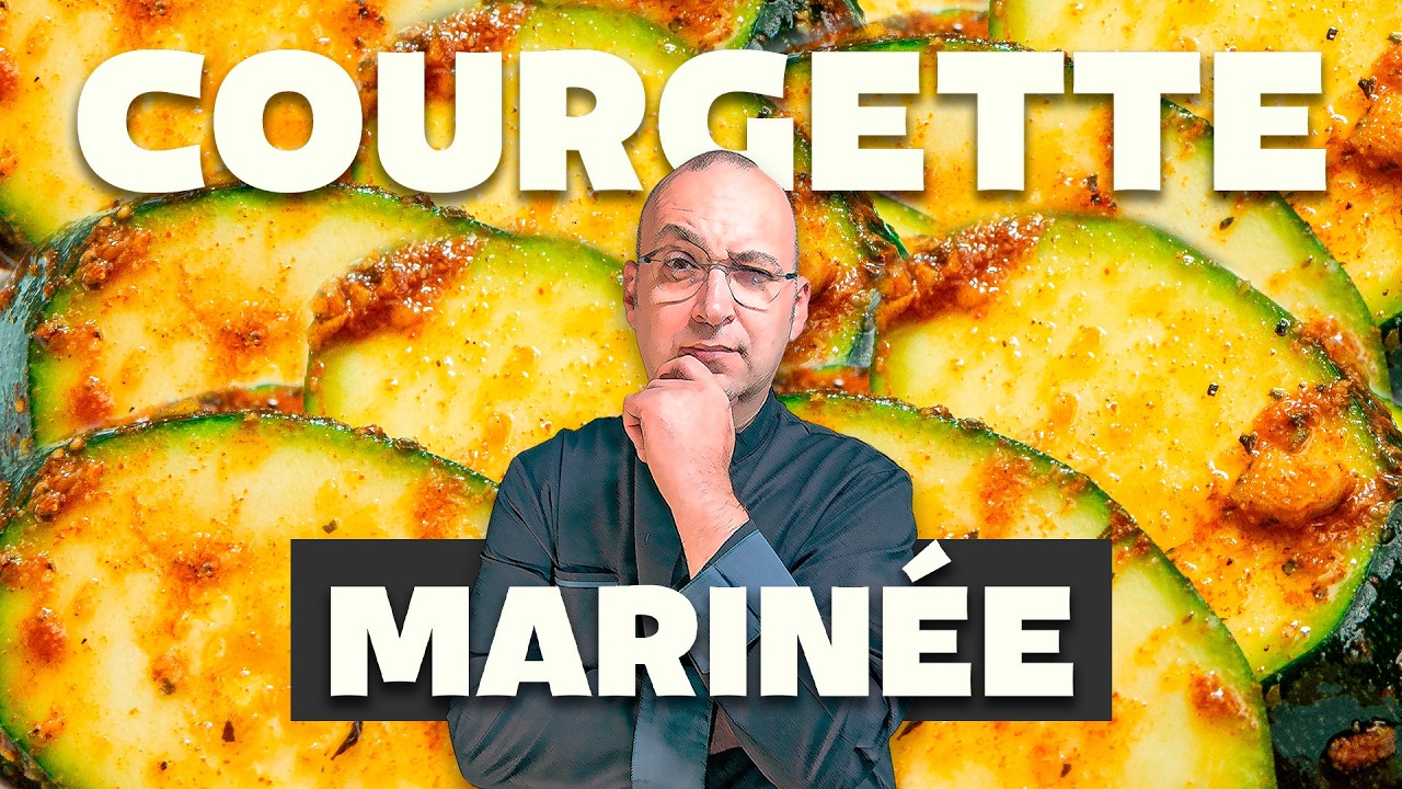 Recette de courgettes marinées, simple et tellement bon, à tester sans tarder !
