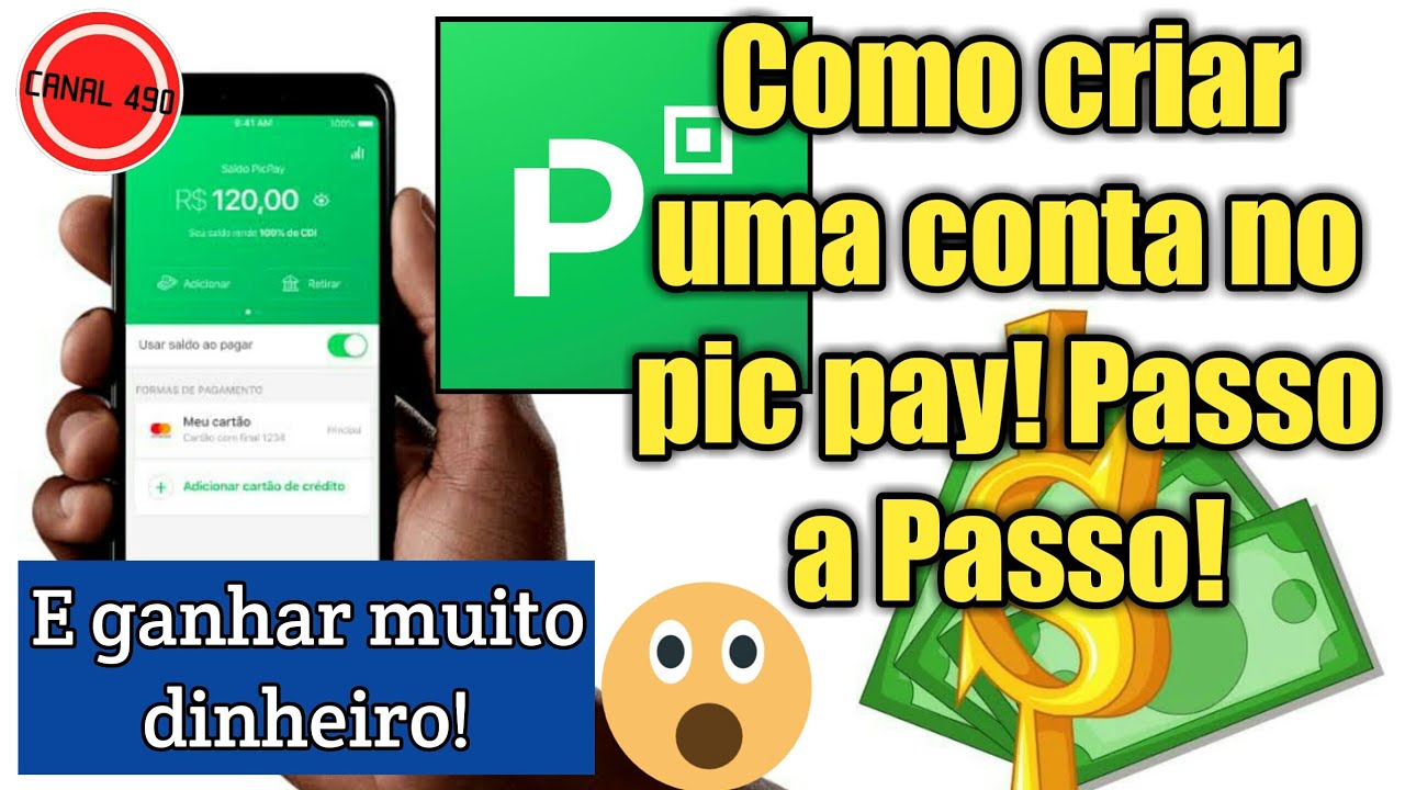 Como CRIAR uma conta no PIC PAY passo a passo pelo CELULAR!