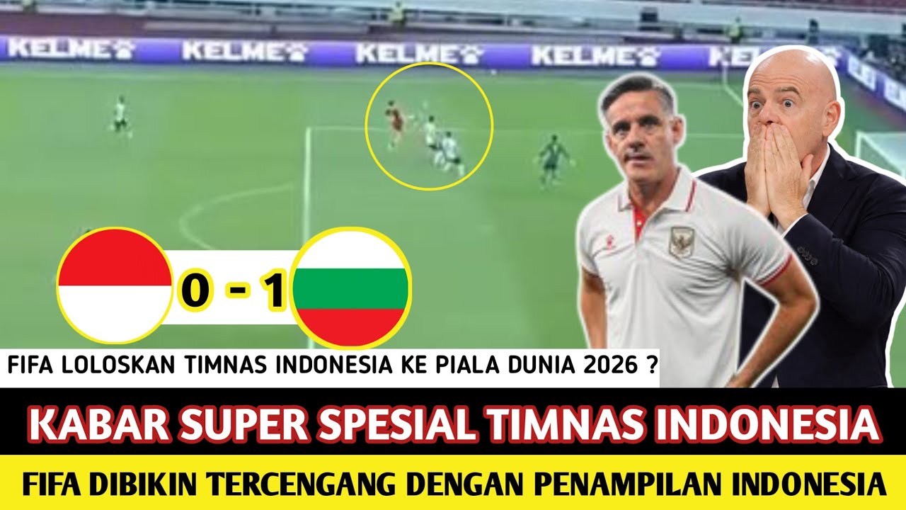🔴 RESMI DIUMUMKAN - HASIL TIMNAS INDONESIA VS BULGARIA DI FIFA SERIES ⁉️ADA HARAPAN LOLOS PILDUN ⁉️