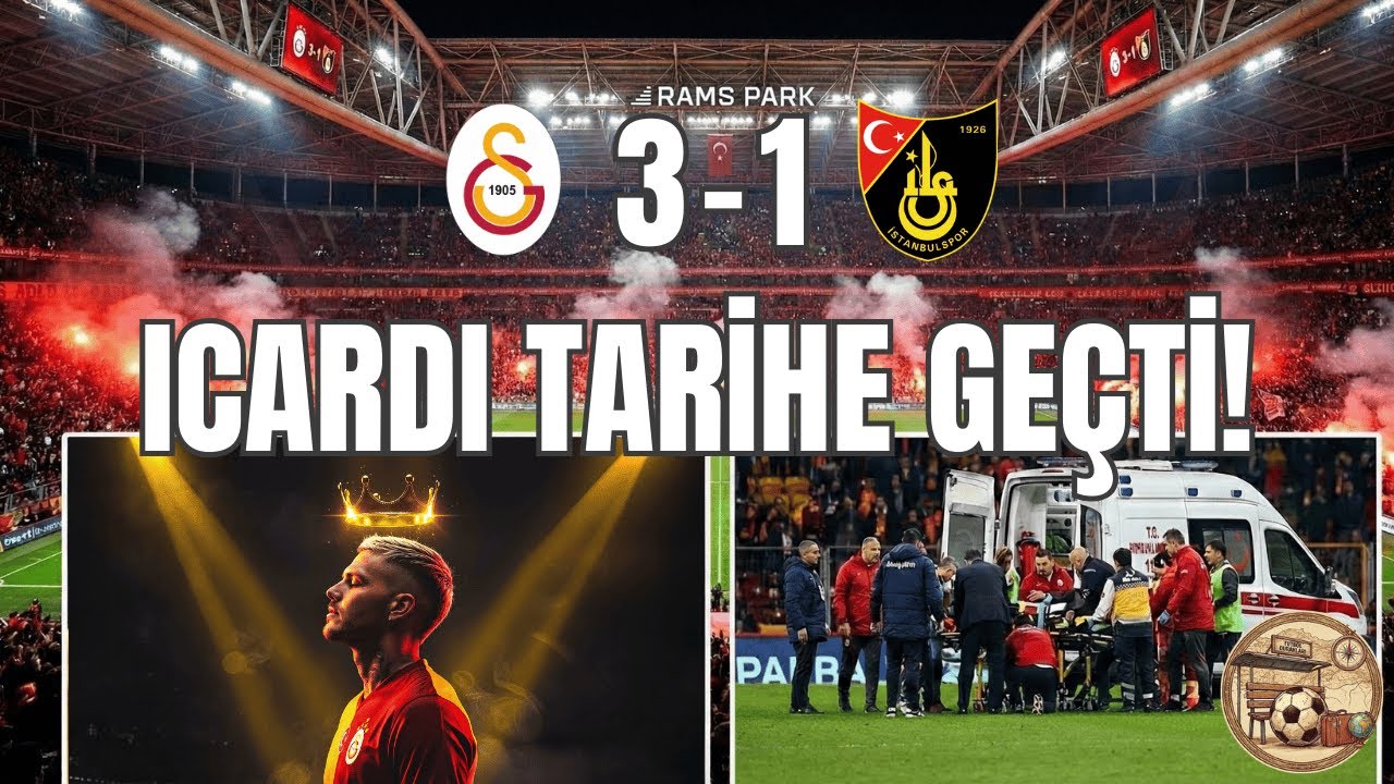 Mauro Icardi, Hagi'yi Geride Bıraktı Tarihe Geçti! | Galatasaray - İstanbulspor Maç Vlog