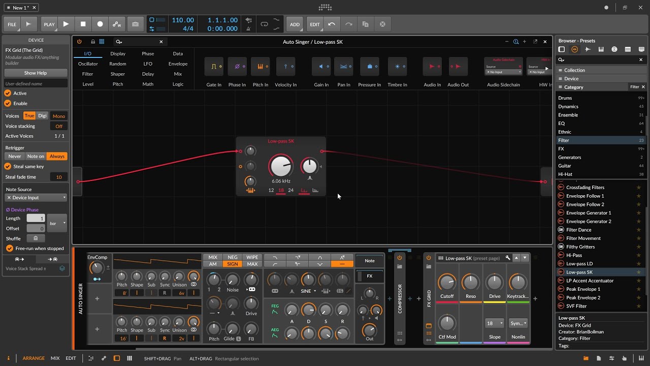 Bitwig - Are you using ALL the filters?