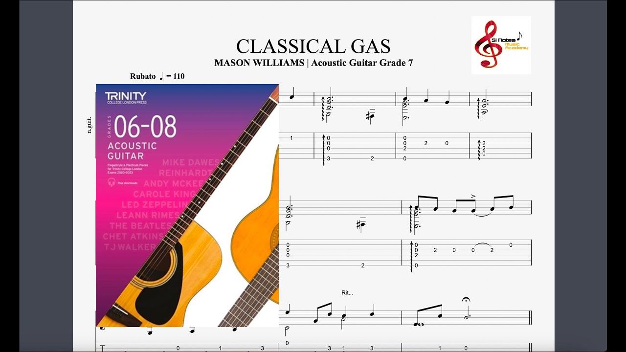 Classical Gas - Grade 7 Trinity Acoustic Guitar