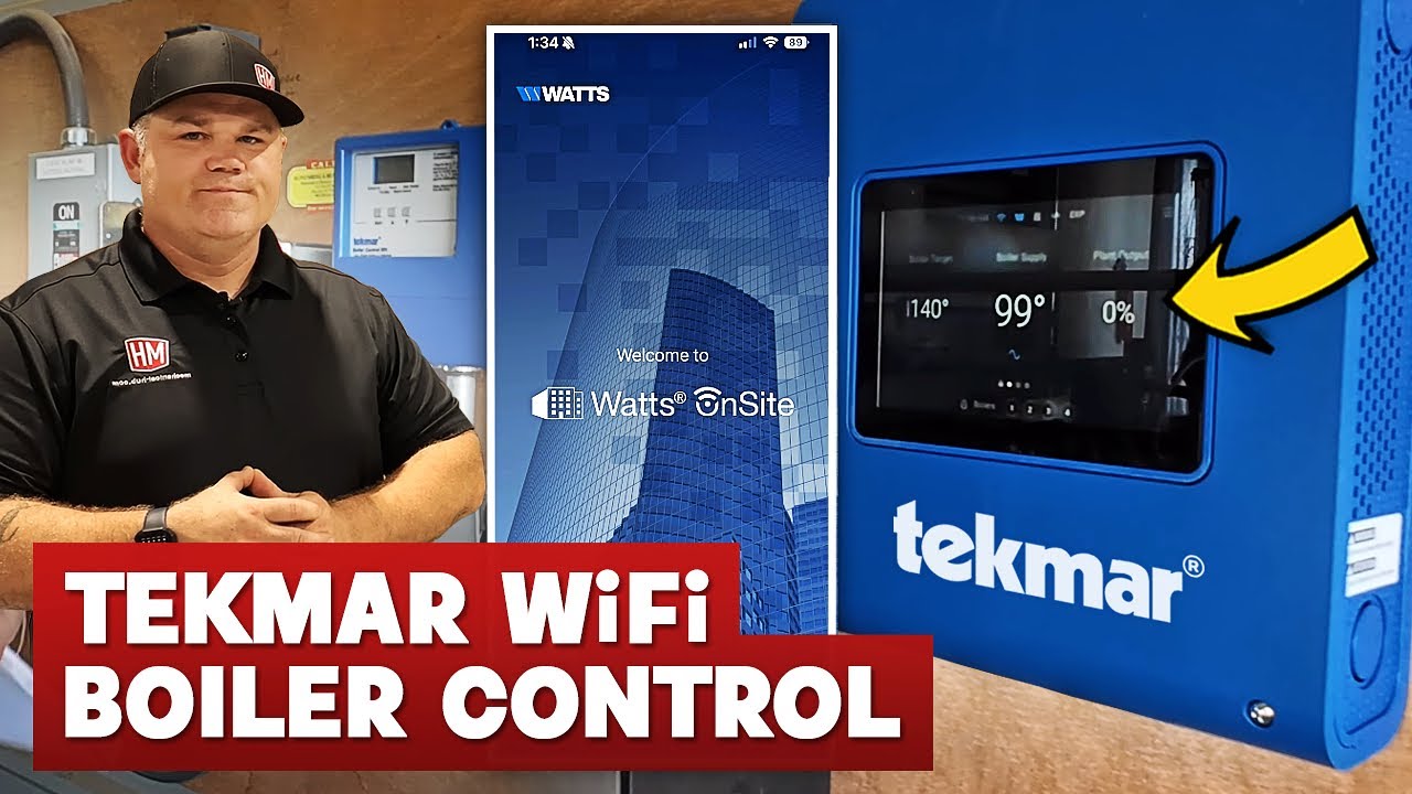 Умное управление котлом — Tekmar с подключением по WiFi