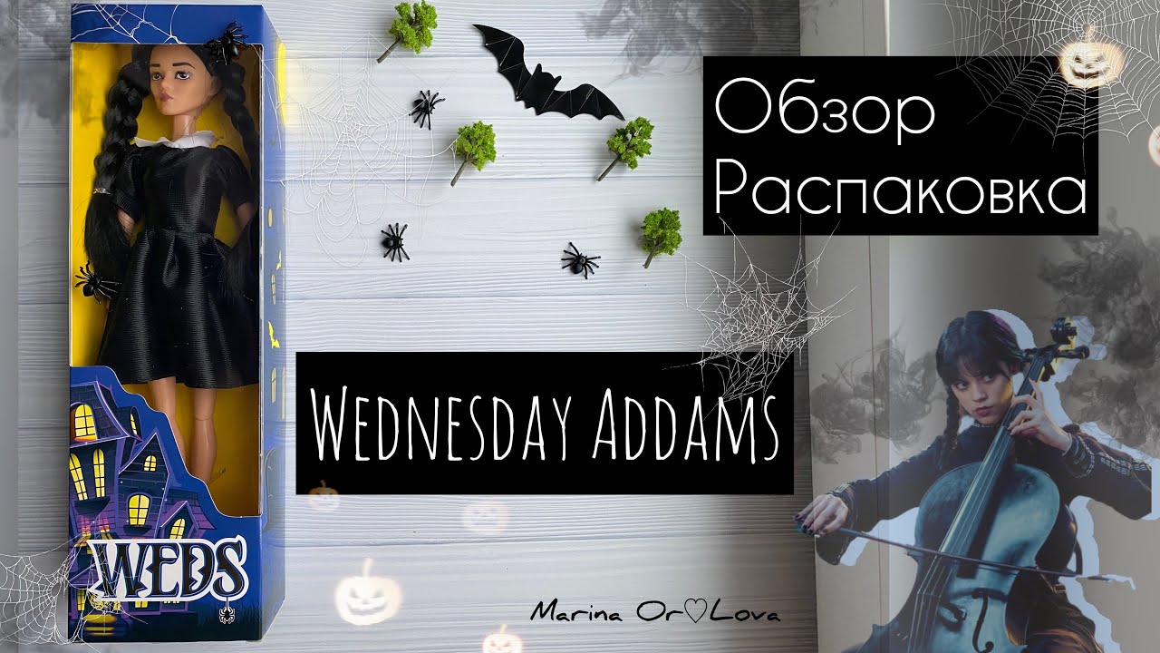 Wednesday из магазина Детский Мир / распаковка - обзор куклы Уэнсдэй Аддамс