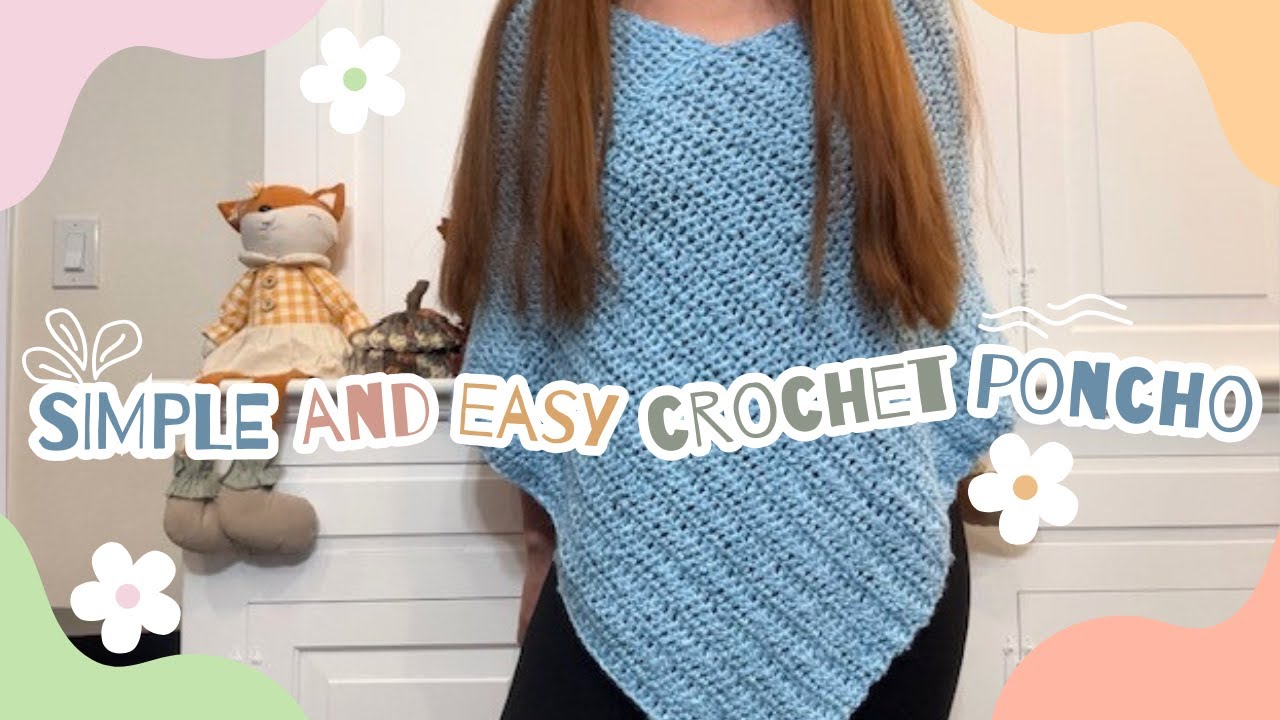 Come realizzare un poncho all'uncinetto semplice e facile