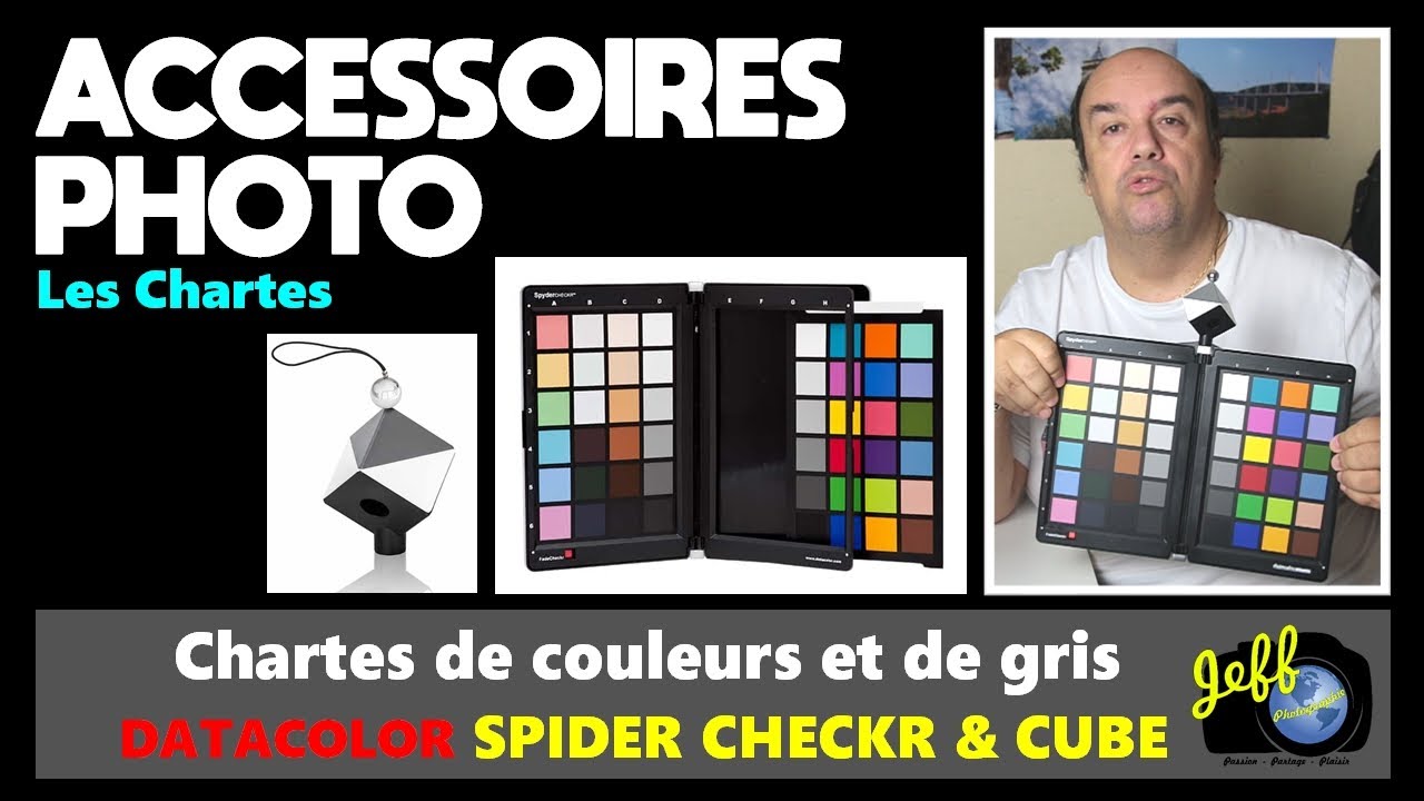 CHARTE COULEUR & GRIS : DATACOLOR SPIDER CHECKR & CUBE, présentation et test -   Episode n°461