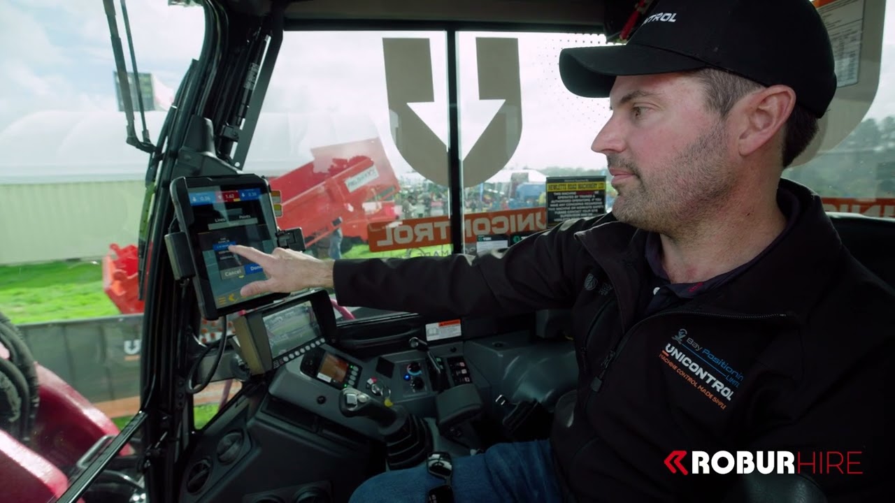 NEW Unicontrol 3D GPS Machine Control with Robur Hire
