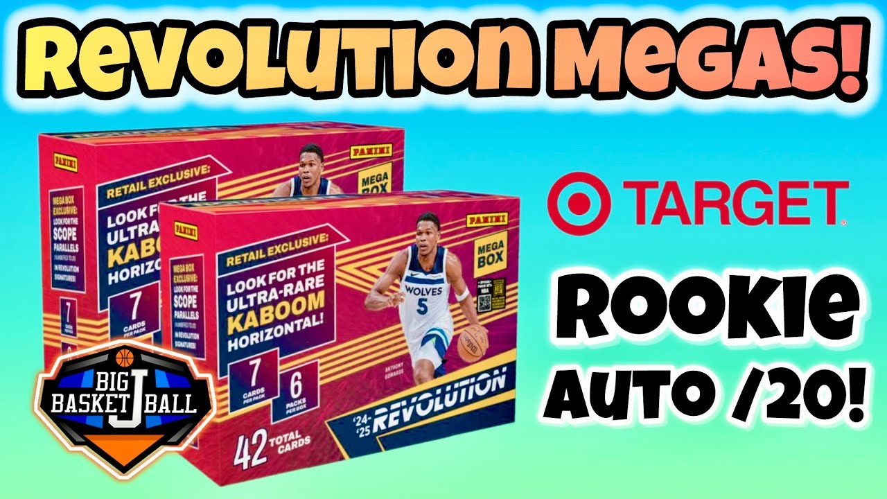 *FIRST LOOK!* 2024-25 Panini Revolution Basketball TARGET Mega Box Break x2 🔥 Rookie Auto #’d /20!