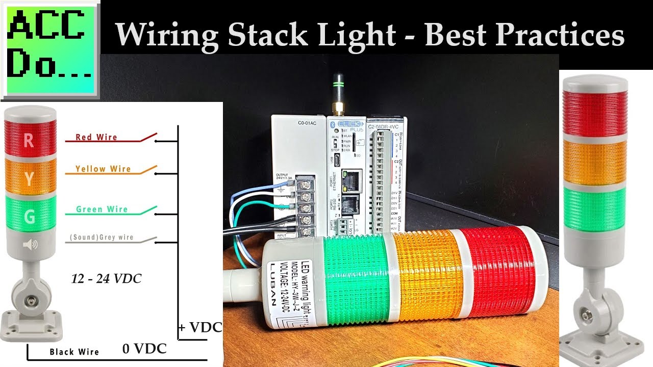 Stack Light + PLC Wiring: DIY Tutorial That Works Every Time!