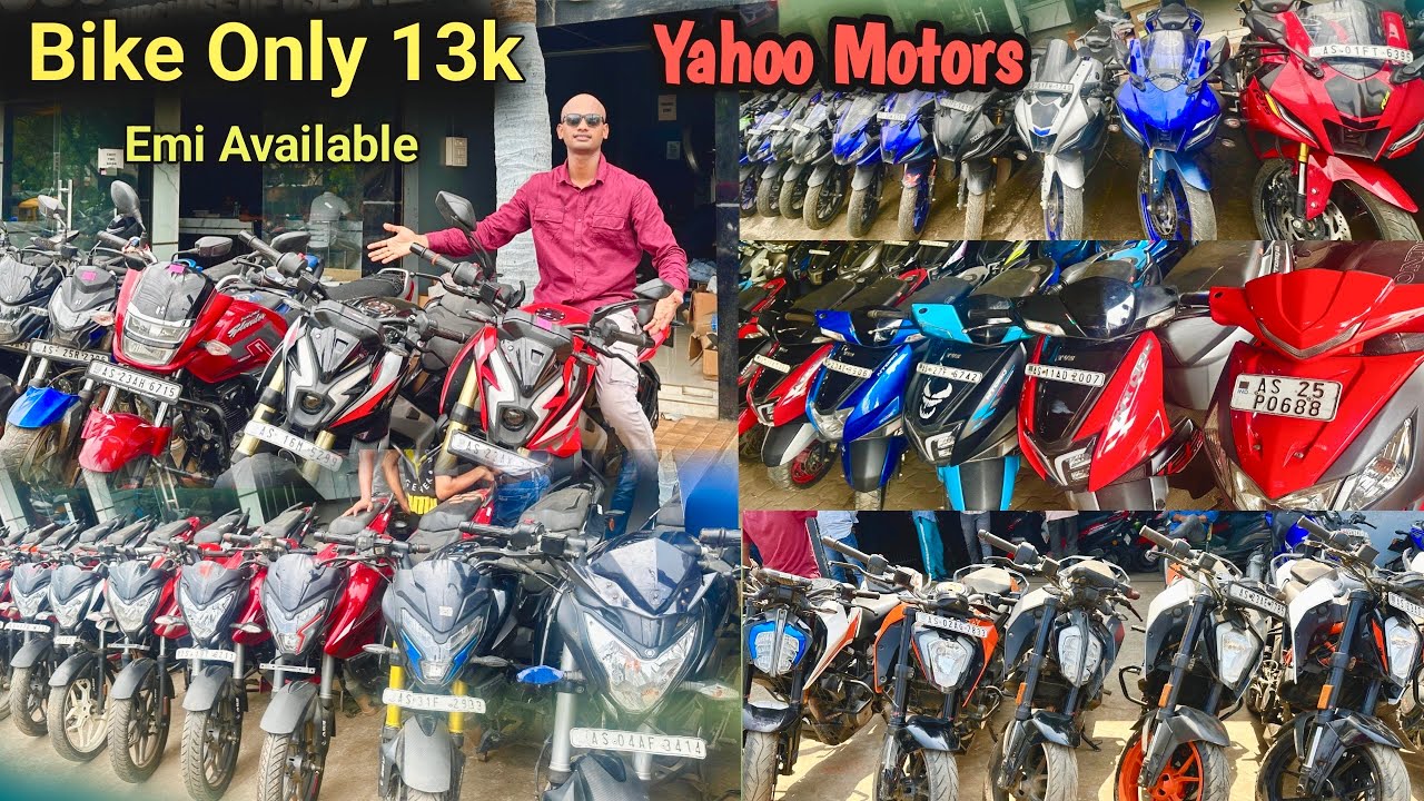 Bike Price 13k || Yahoo Motors || Second Hand Bike Market in Guwahati || Emi + Exchange Available ||