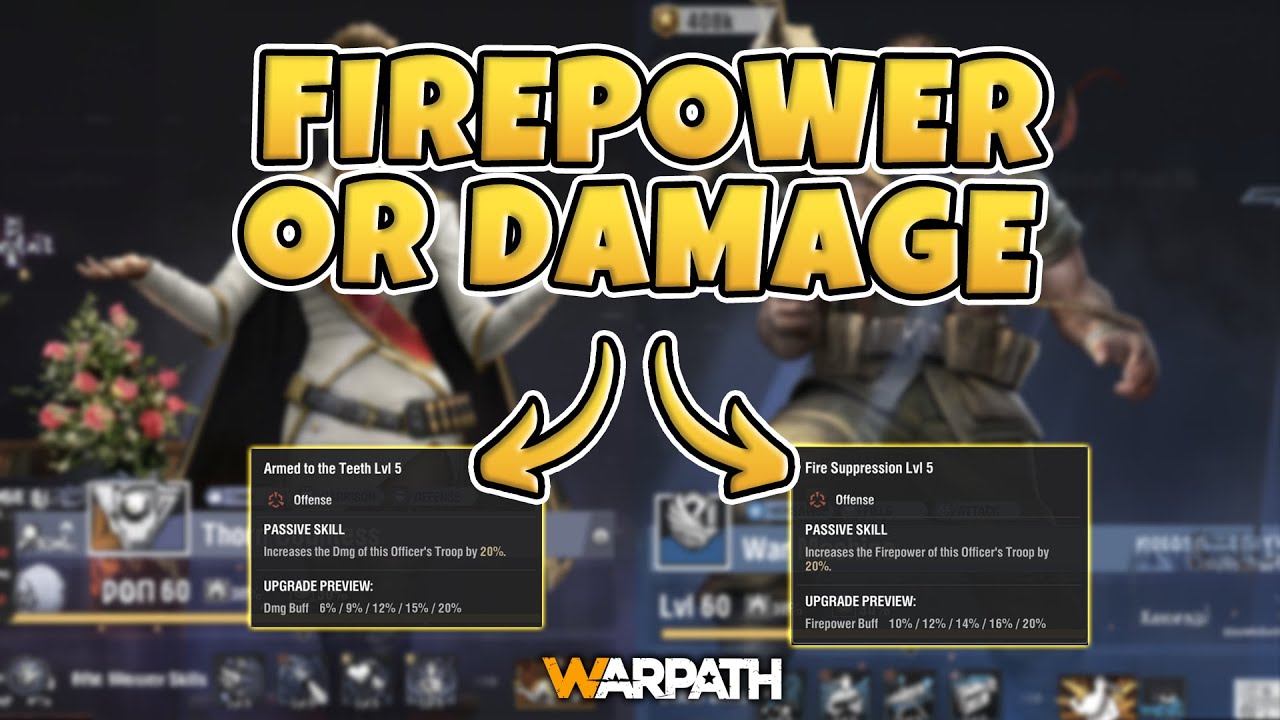 Warpath - Firepower vs  Damage Testing + Results