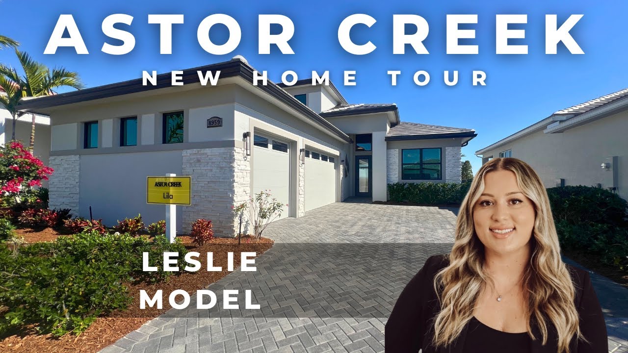 PORT ST. LUCIE, FL - NEW CONSTRUCTION TOUR: Astor Creek’s Leslie Model by Kolter Homes