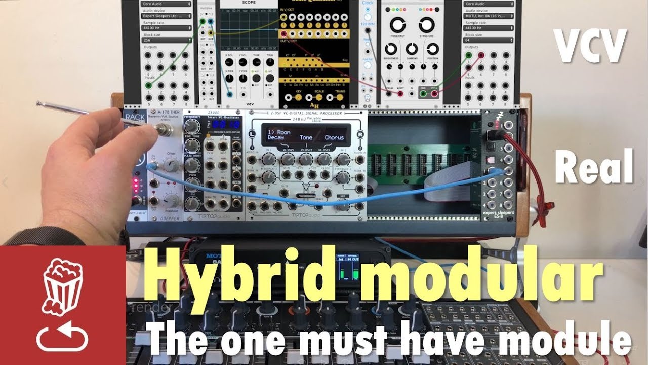 Гибридный модульный — необходимый модуль: мост между Eurorack и VCV Rack, Softube (ES-8 и MOTU)