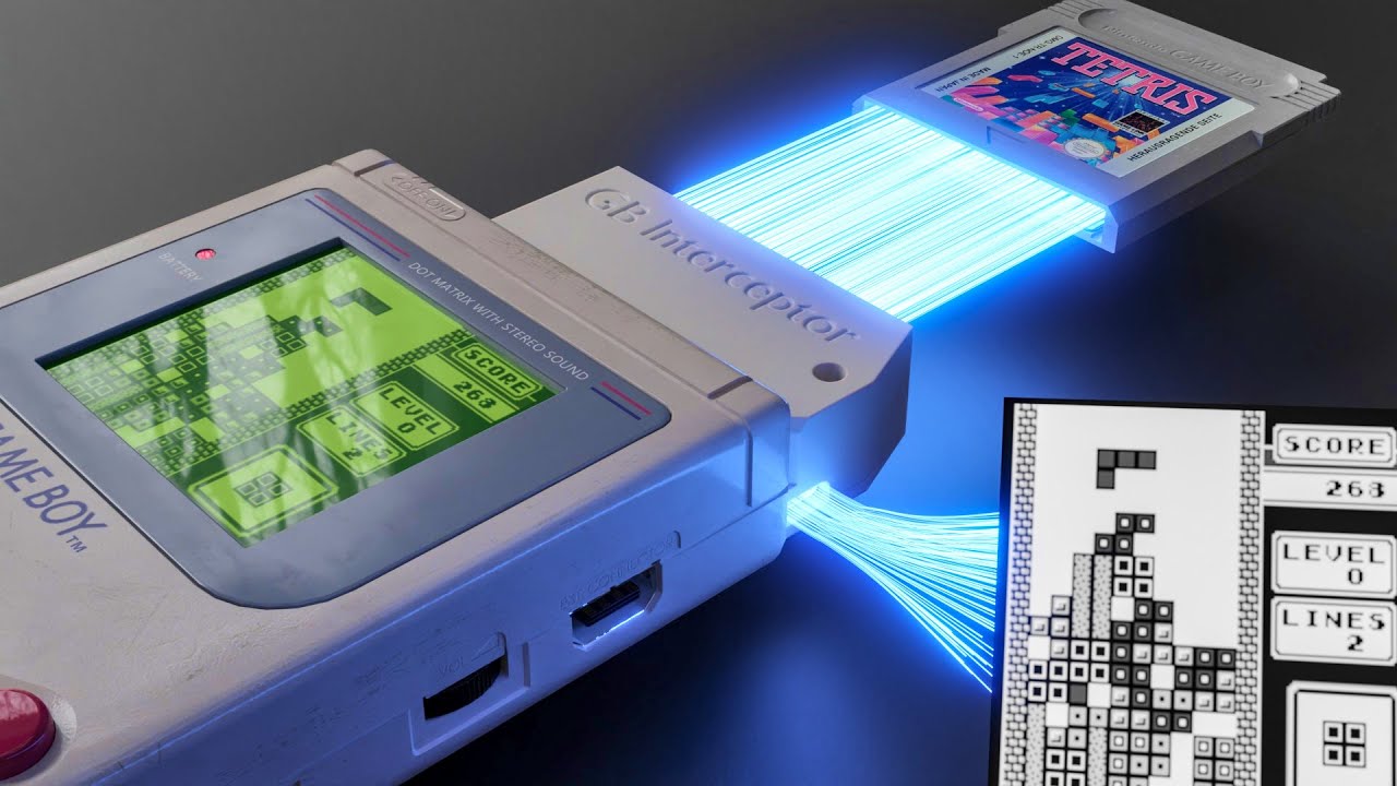 Картридж для захвата видео с Game Boy: GB Interceptor