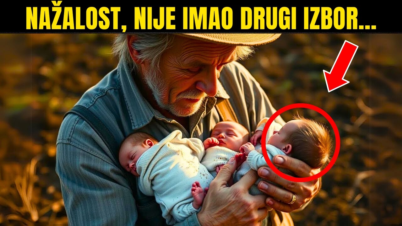 Siromašni farmer pronalazi tri bebe na svom imanju, ali skriveni detalj otkriva šokantnu tajnu!