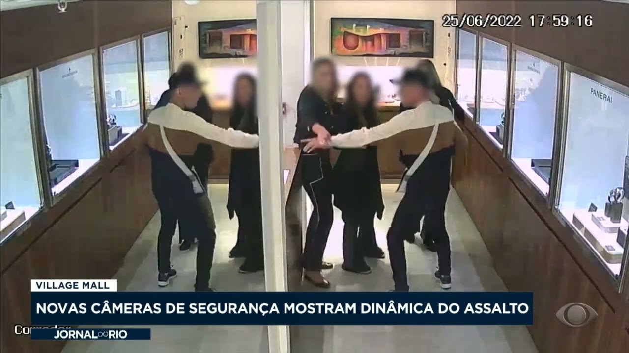Village Mall: novas imagens mostram dinâmica do assalto