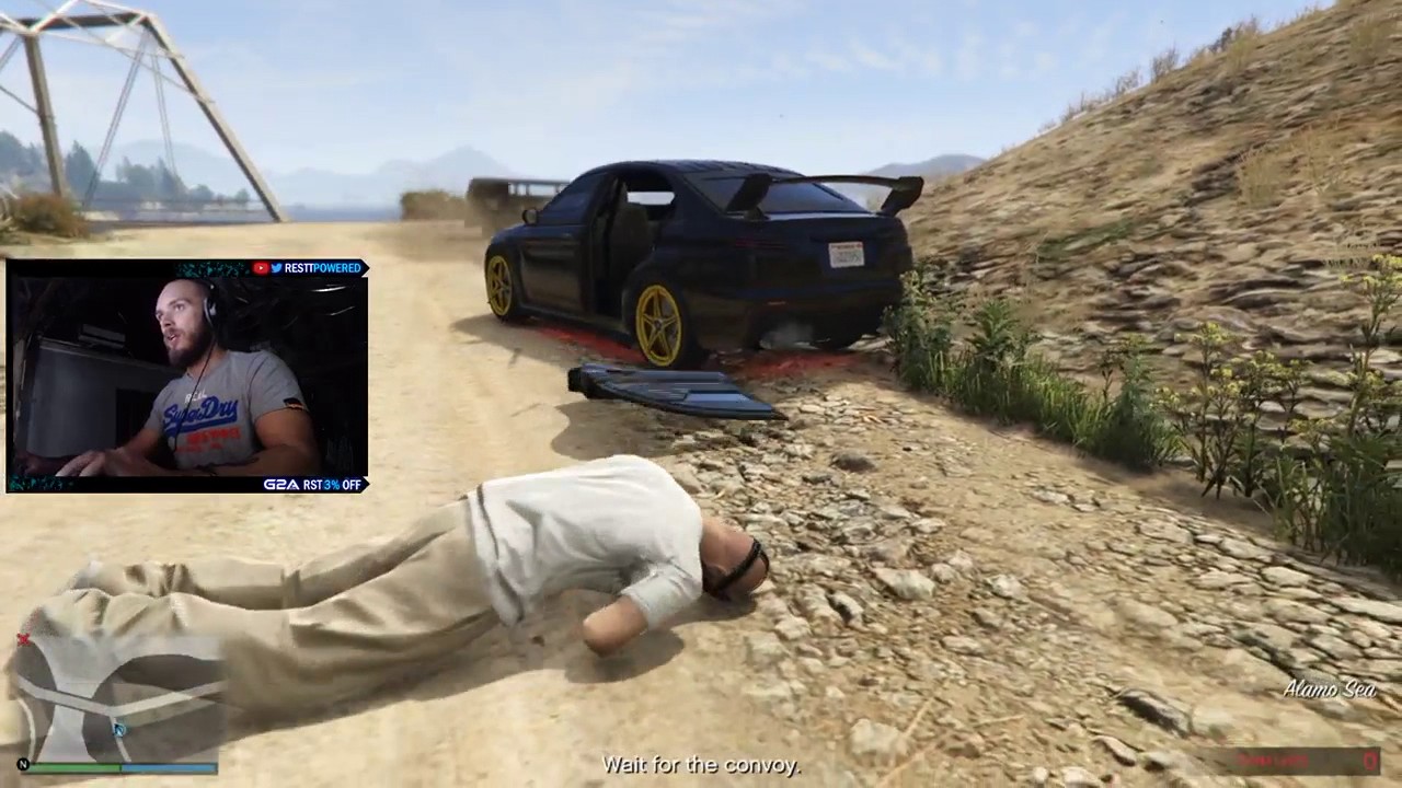 Restt, Žolík, Redy a Grinder - GTA V - Vykrádanie banky (PART 3/4) - Rival Crew