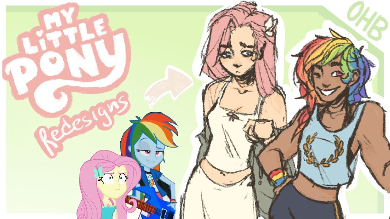 Redesigning mlp (as humans) | SPEEDPAINT