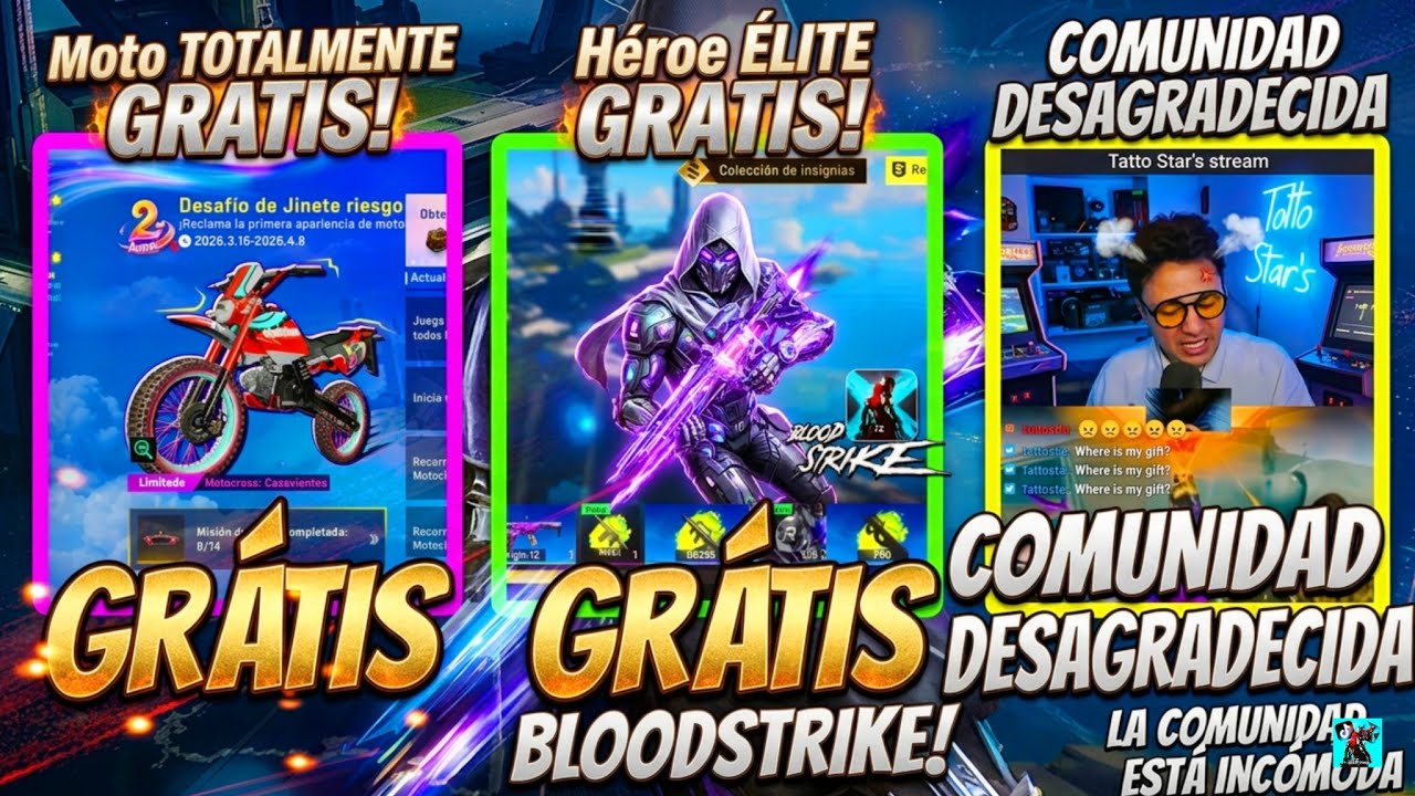¡RECLÁMALO YA! 📢 Skin de Moto + Pase Élite Gratis en BloodStrike