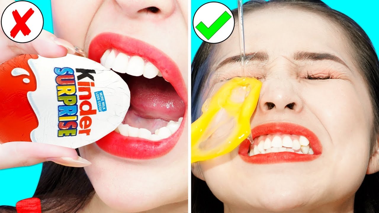 COMIDA DE CHOCOLATE VS. COMIDA DE VERDAD || &iexcl;&iexcl;Bromas graciosas!! Momentos graciosos Por T-STUDIO ES