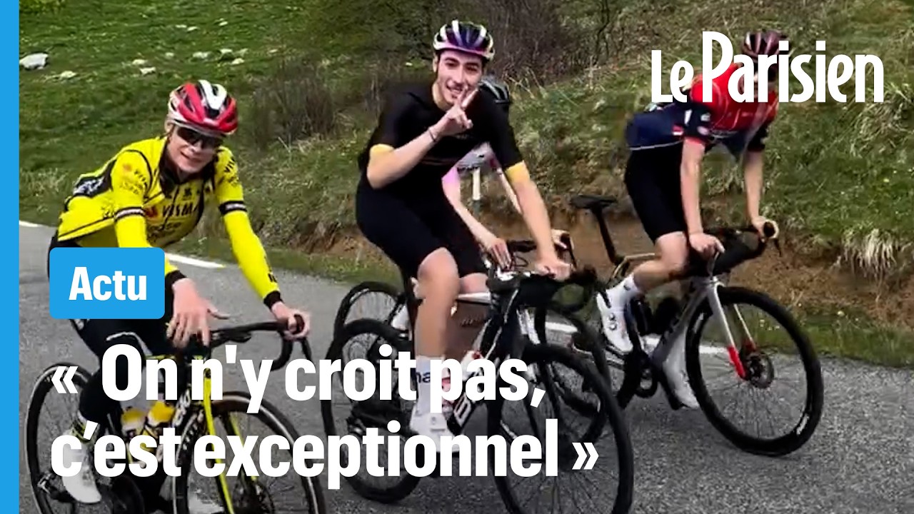 Ces cyclistes tombent par hasard sur Jonas Vingegaard et roulent 4 heures avec lui