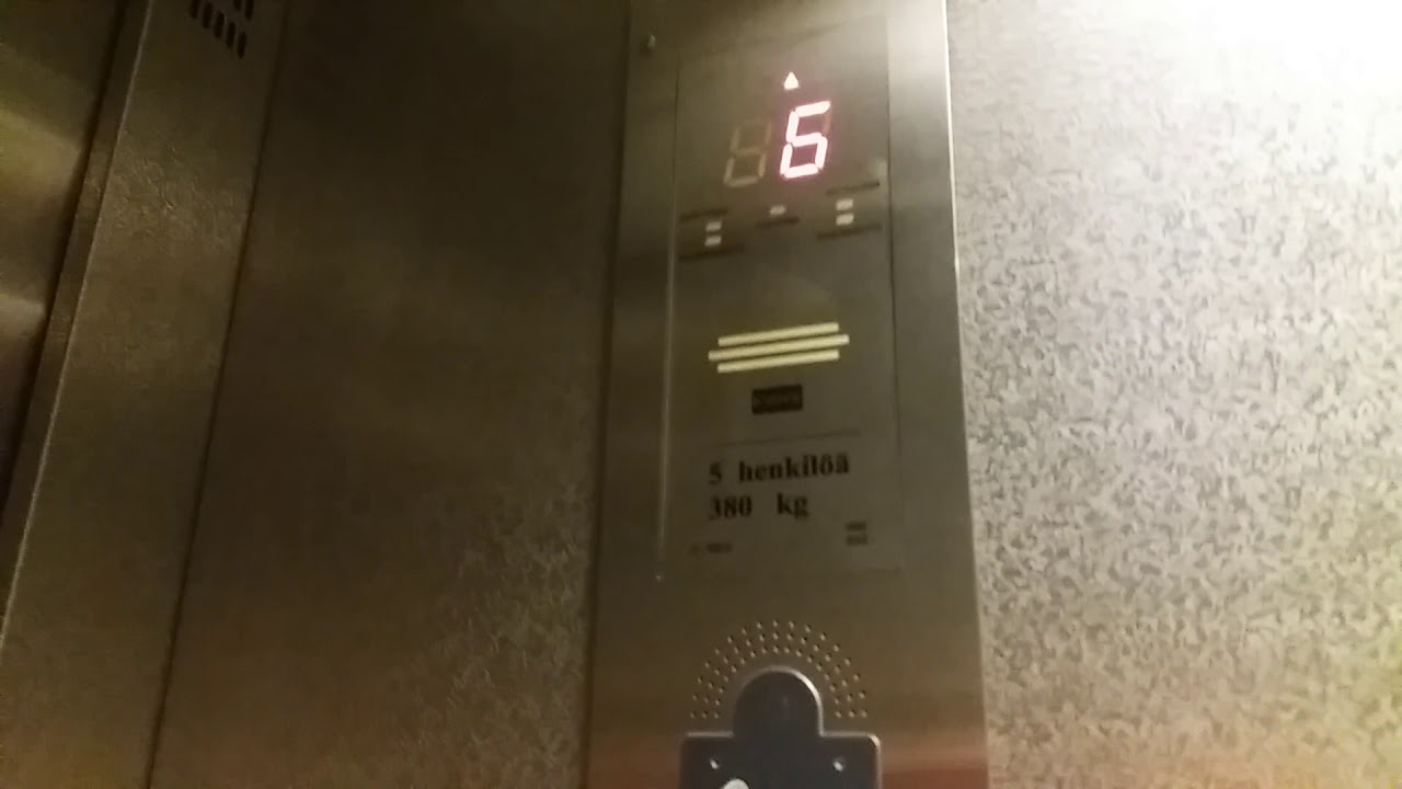 Nice & Rare 1969 KONE (Mod KONE Delta 2003) Traction Elevator at Etel&auml;inen Liipolankatu 1A,Lahti,FIN