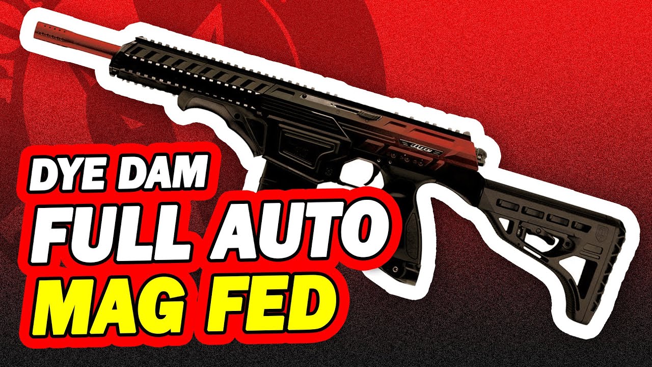 DYE DAM Assault Matrix Quickly Switches from Mag Fed to Hopper | Lone Wolf Paintball Michigan