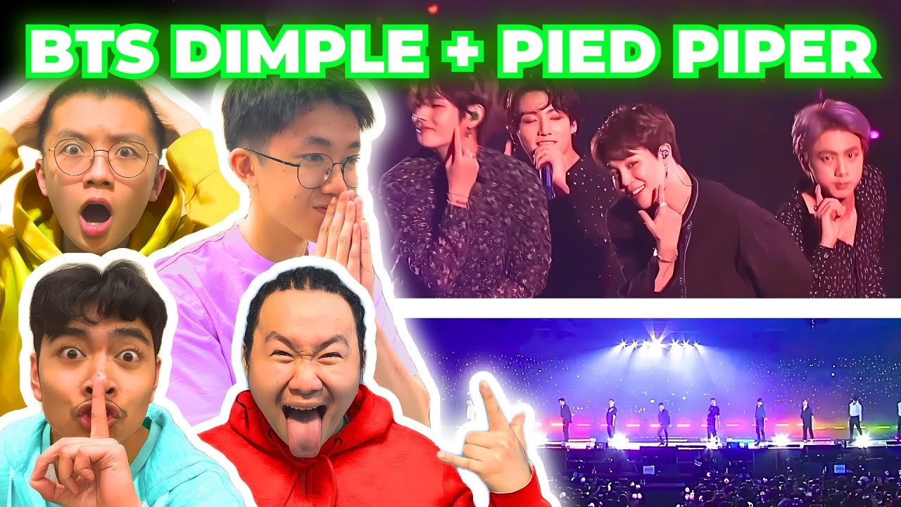 FIRST TIME REACTING TO BTS 'Dimple' + 'Pied Piper' Live Performance