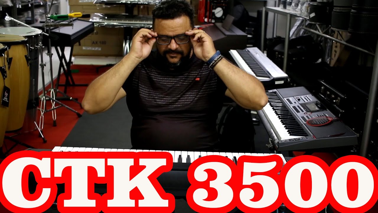 CTK 3500 - Conhecendo um pouco mais desse teclado