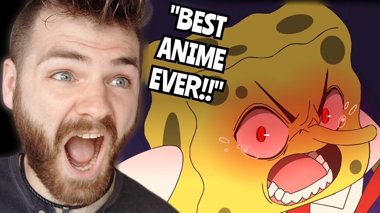SPONGEBOB SQUAREPANTS ANIME??? | Suponjibobu Anime Ep #1 | Bubble Bass Arc | FIRST TIME REACTION!!
