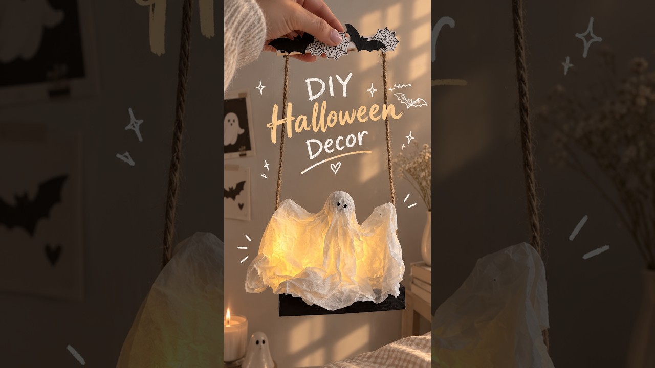 DIY Halloween Room Decor 👻🖤