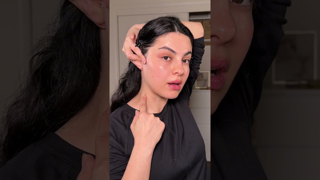  مساج حل لمشكلة تقعر تحت العين وللعيون المبطنة 