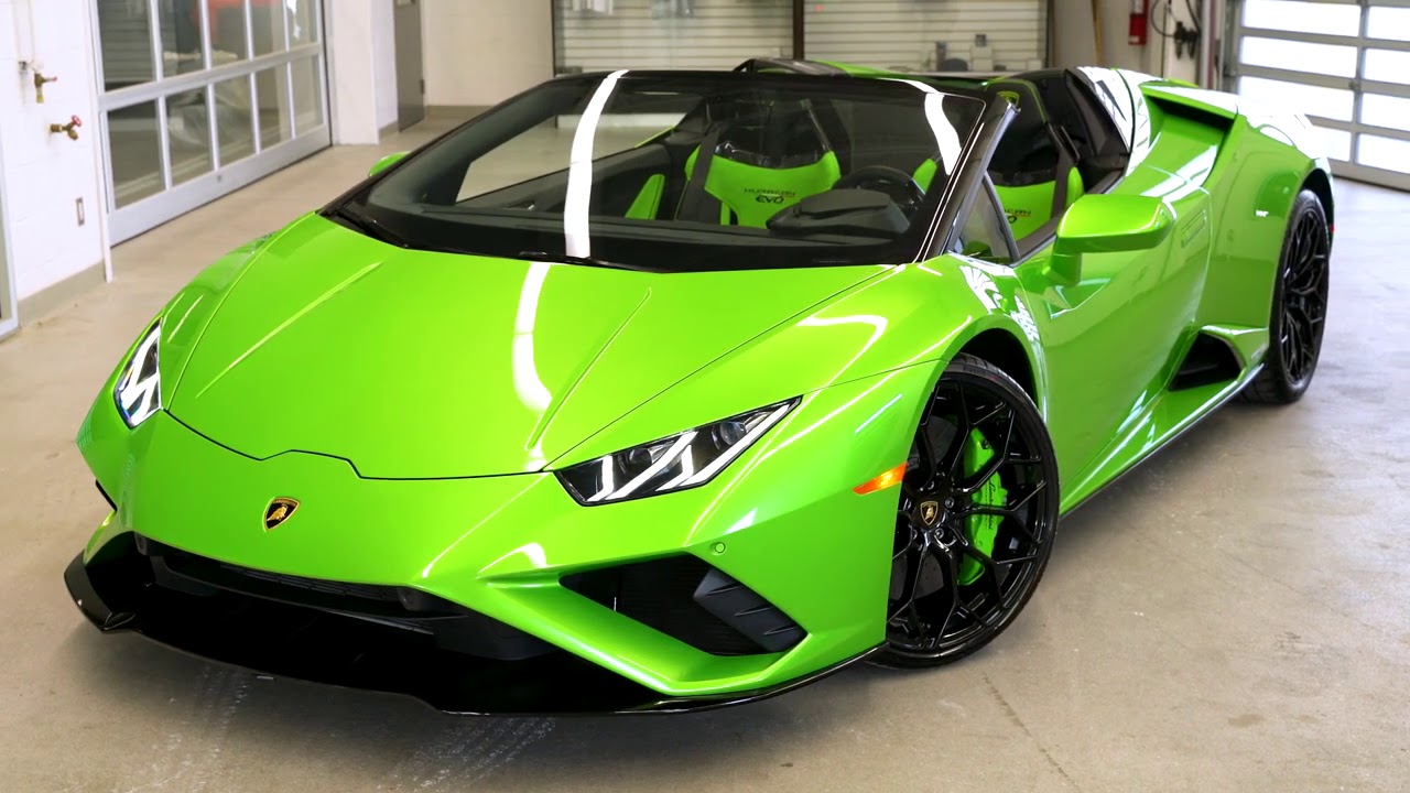 НАКОНЕЦ-ТО доставили Huracán EVO RWD Spyder в стартовом цвете Verde Selvans, и он УДИВИТЕЛЬНЫЙ!