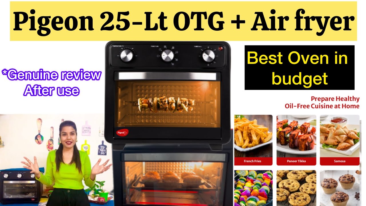 Pigeon 25 Litre Dual OTG+Air fryer l Cheap and Best Oven l Genuine Review after use