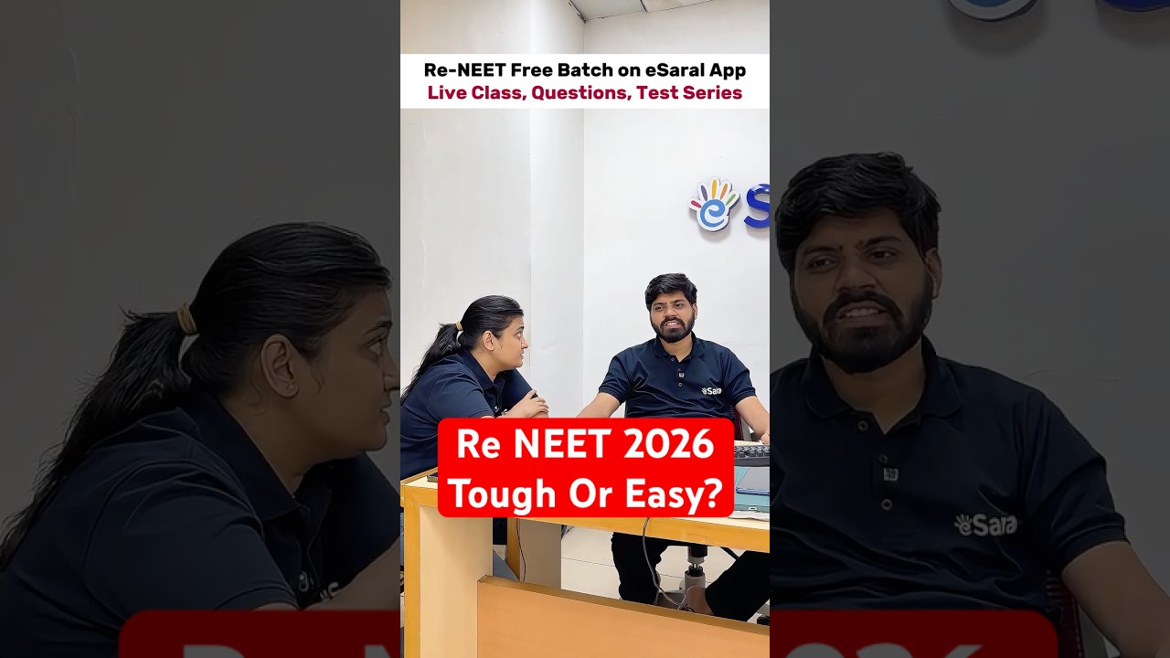 Re-NEET 2026 will be The Toughest 💀🤯| NEET Motivation #shorts #esaral #neet #neet2026