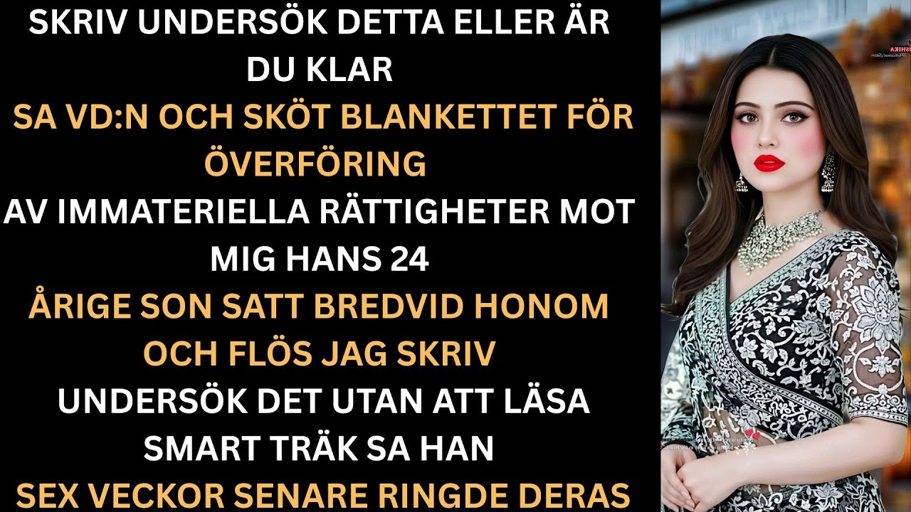 Jag tvingades skriva över mitt arbete till chefens son men jag ändrade ett ord i kontraktet