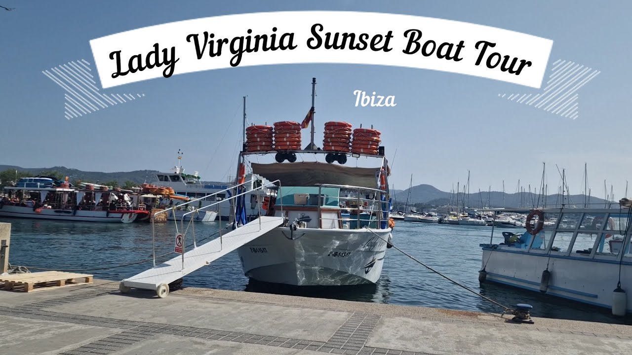 IBIZA'S MOST BEAUTIFUL SUNSET! 🌅 Lady Virginia Boat Tour Review #LadyVirginiaIbiza #SunsetBoatTour