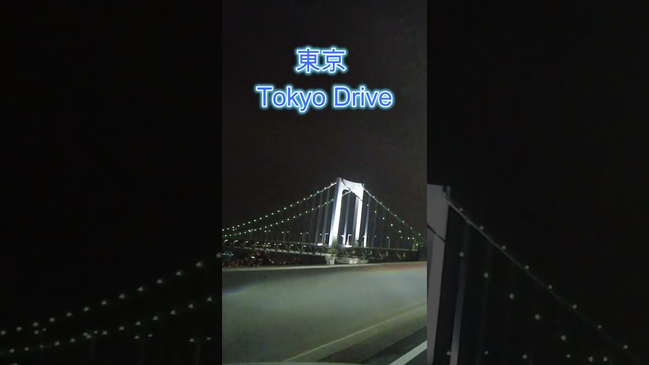 Tokyo Night Drive ,City Lights in 20 Seconds
