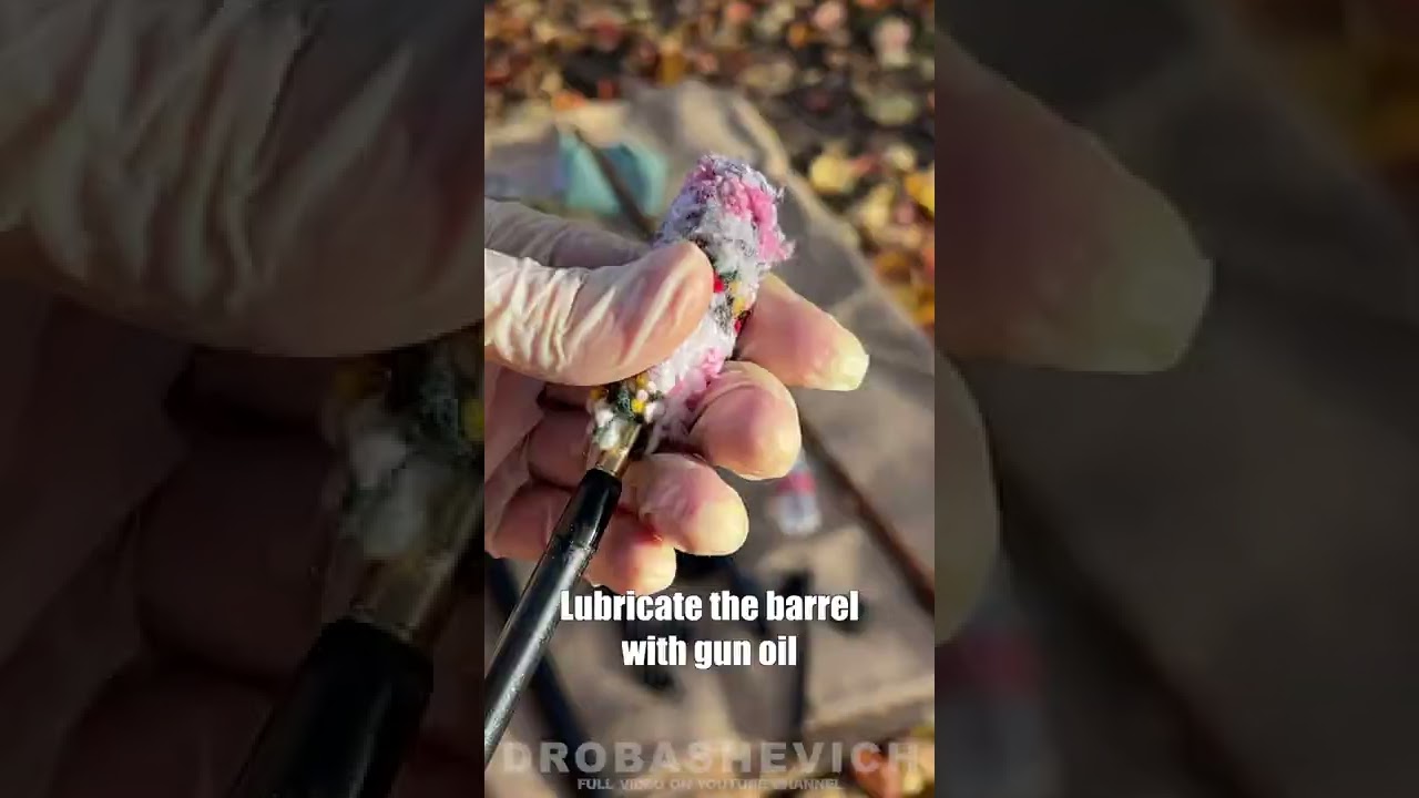 Shotgun cleaning #shorts #gun #hunting #shootingrange #weapon #12gauge #barrel