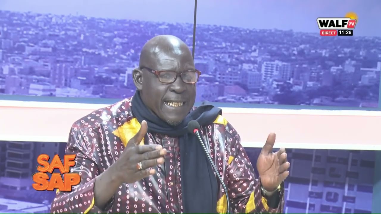 Saf Sape du 26 janv. 2026 sur Walf TV avec Mouhamadou Biteye et son équipe