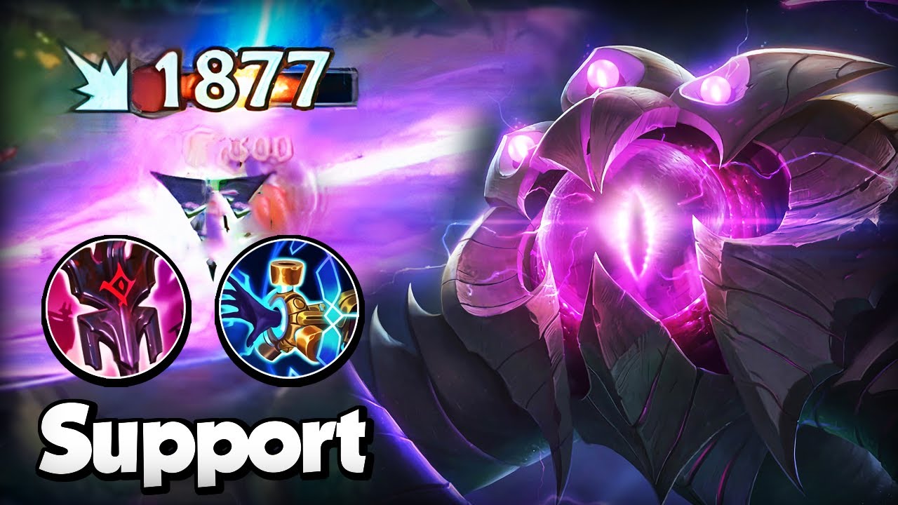 Поддержка Вел'Коза хороша? (20 убийств) — Сборка и руны — Игровой процесс Wild Rift
